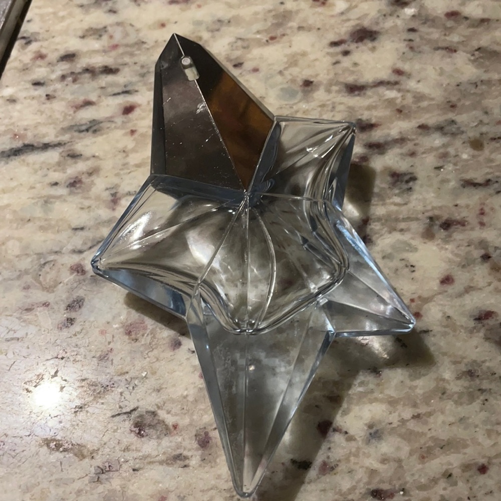 Empty 1.7 oz Mugler Angel bottle